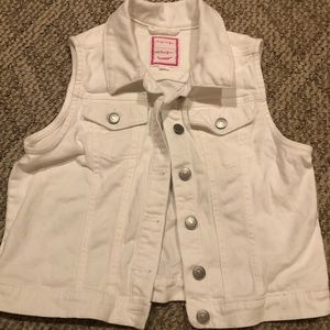 Girls xl girls vest Jean new never worn